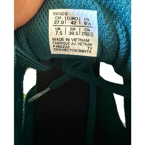 ASICS Unisex's HYPER LD 6 Track & Field Shoes, 8.5 US, WHITE/SAFETY YELLOW - Picture 4 of 5